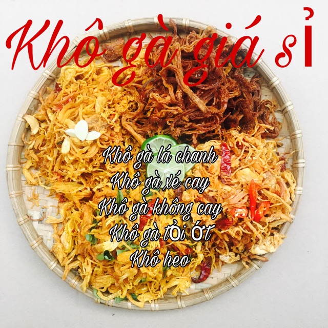 [ FREE SHIP 99K TOÀN QUỐC]KHÔ GÀ LÁ CHANH 1KG