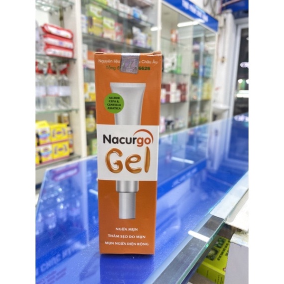 [Chính Hãng] Gel ngừa sẹo Mụn, Thâm sẹo do Mụn và Mụn ngừa diện rộng - Nacurgo Gel ( 20g)  Date mới