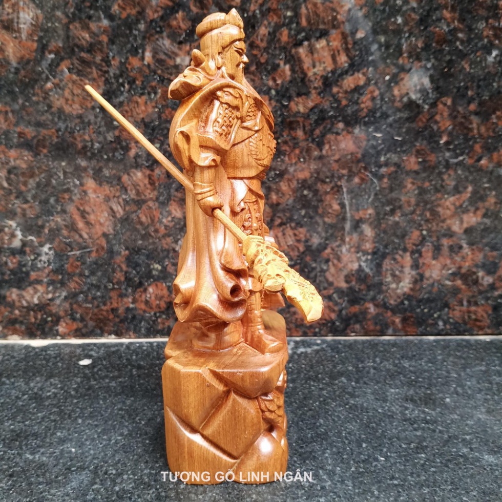 [GIA RE] Tượng quan công quan vân trường gỗ thơm