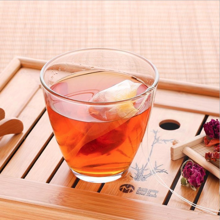 Túi lọc trà sợi ngô siêu thấm nước, có dây rút, 100 túi/sp, TL7.1 - HVL TEA