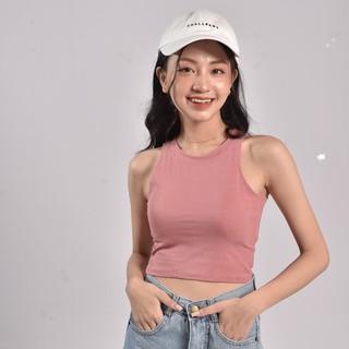 Áo sát nách nữ croptop iLEFT 100% cotton form ôm tập gym mát đẹp mã A007