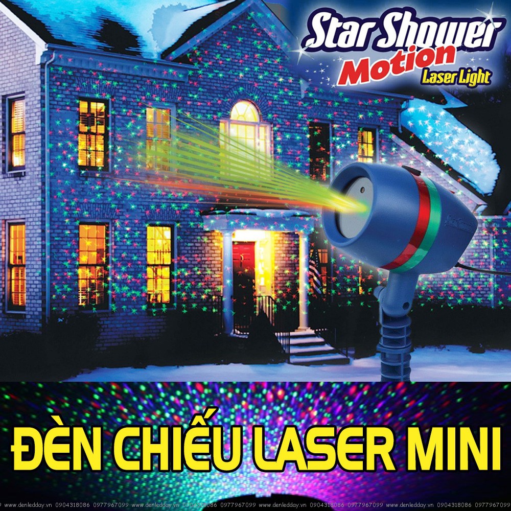 [FREE SHIP] ĐÈN CHIẾU SAO LASER STAR SHOWER THÔNG MINH