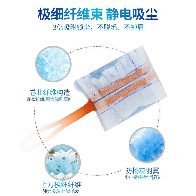 Chổi Quét Bụi Tĩnh Điện Dùng Một Lần Tiện Dụng