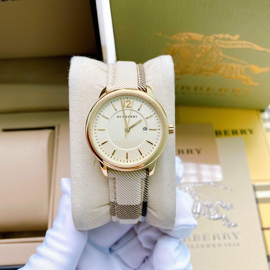 ĐỒNG HỒ NỮ BURBERRY DÂY DA BU10102  BU10104 - SIZE 31MM