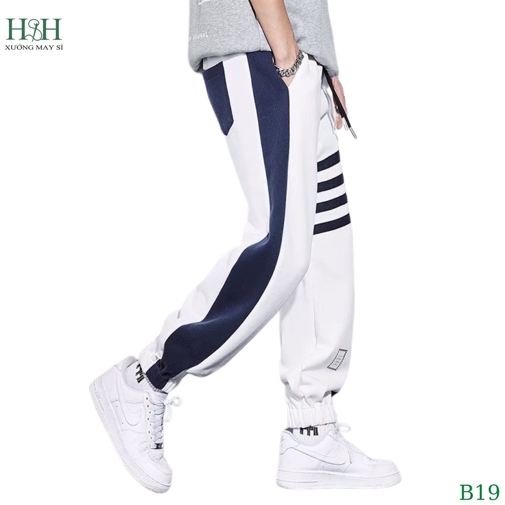 Quần jogger nam nữ, quần dài chất liệu nỉ cao cấp phong cách trẻ trung H&amp;H