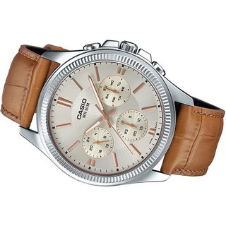 Đồng hồ nam dây da Casio MTP-1375L-9AVDF