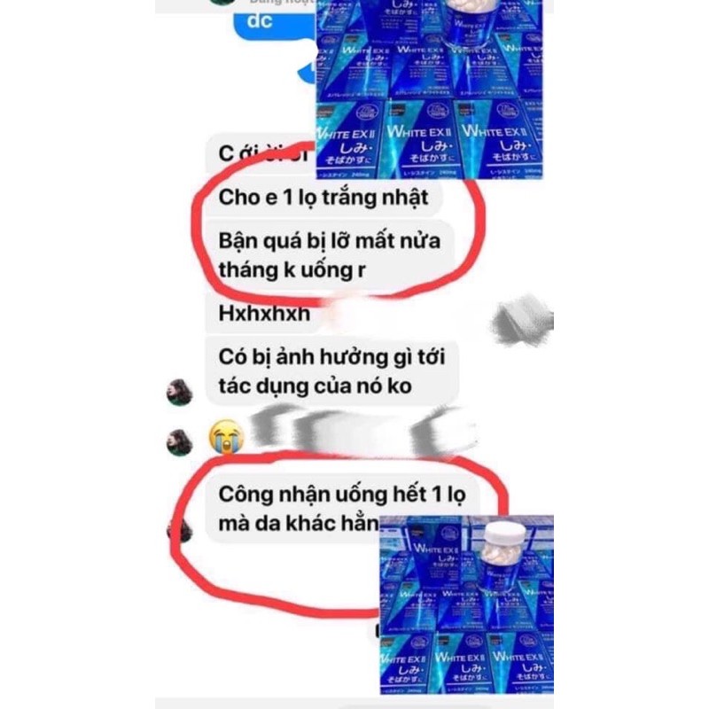 (video mua hàng) Viên uống trắng da Skin White EX II 270 viên Nhật Bản | BigBuy360 - bigbuy360.vn