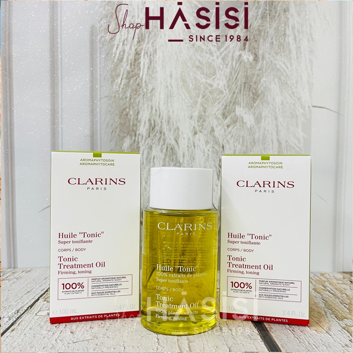 Tinh Dầu Massage Săn Chắc CLARINS HUILE "TONIC" BODY TONIC TREATMENT OIL 100ml