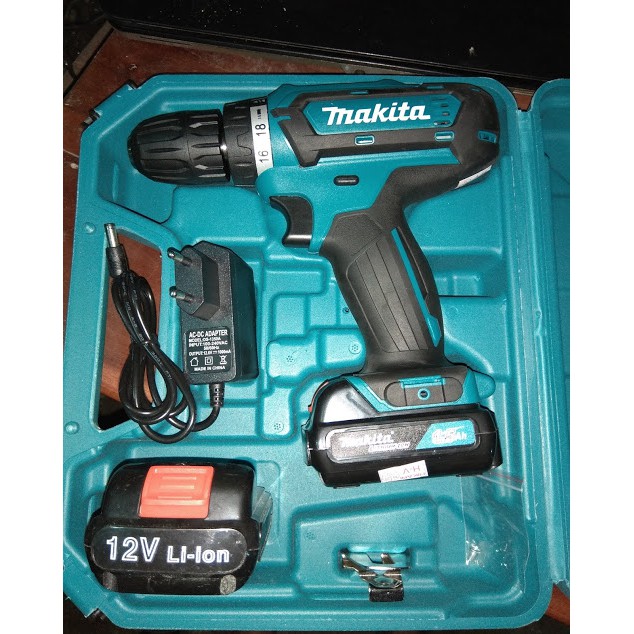 Máy khoan pin 21 vôn Makita Madein Thái lan  DF331D, bắn vít, khoan sắt, gỗ, khoan tường ..chữ Makita đúc nổi.