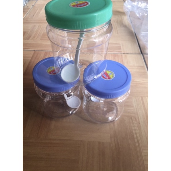 Lọ Nhựa Các Loại 190g, 250g, 500g,1kg, 2kg, hàng dày đẹp