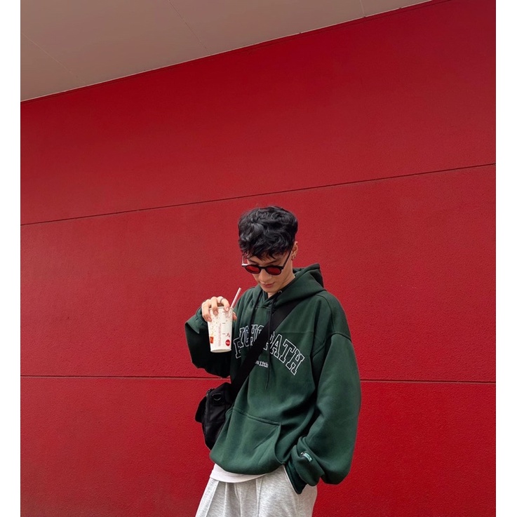 Áo khoác hoodie nam basic form rộng