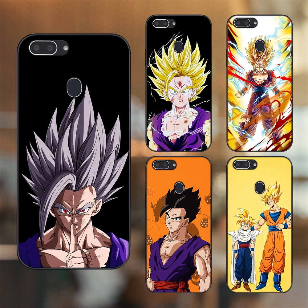 Ốp lưng Realme 2 viền đen in hình Gohan Dragon Ball