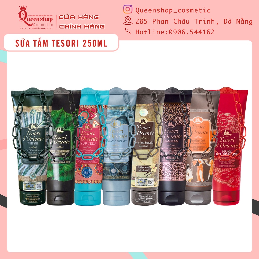 Sữa Tắm Hương Nước Hoa Nồng Nàn - Quyến Rũ Cho Phái Đẹp Tesori D`Oriente Ý 250ML