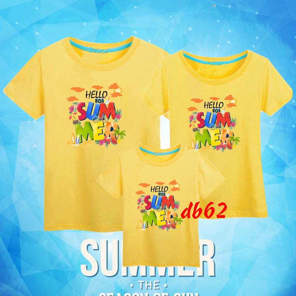 áo thun gia đình SUmmer đi biển -- [Giá niêm yết là giá của 1 áo]