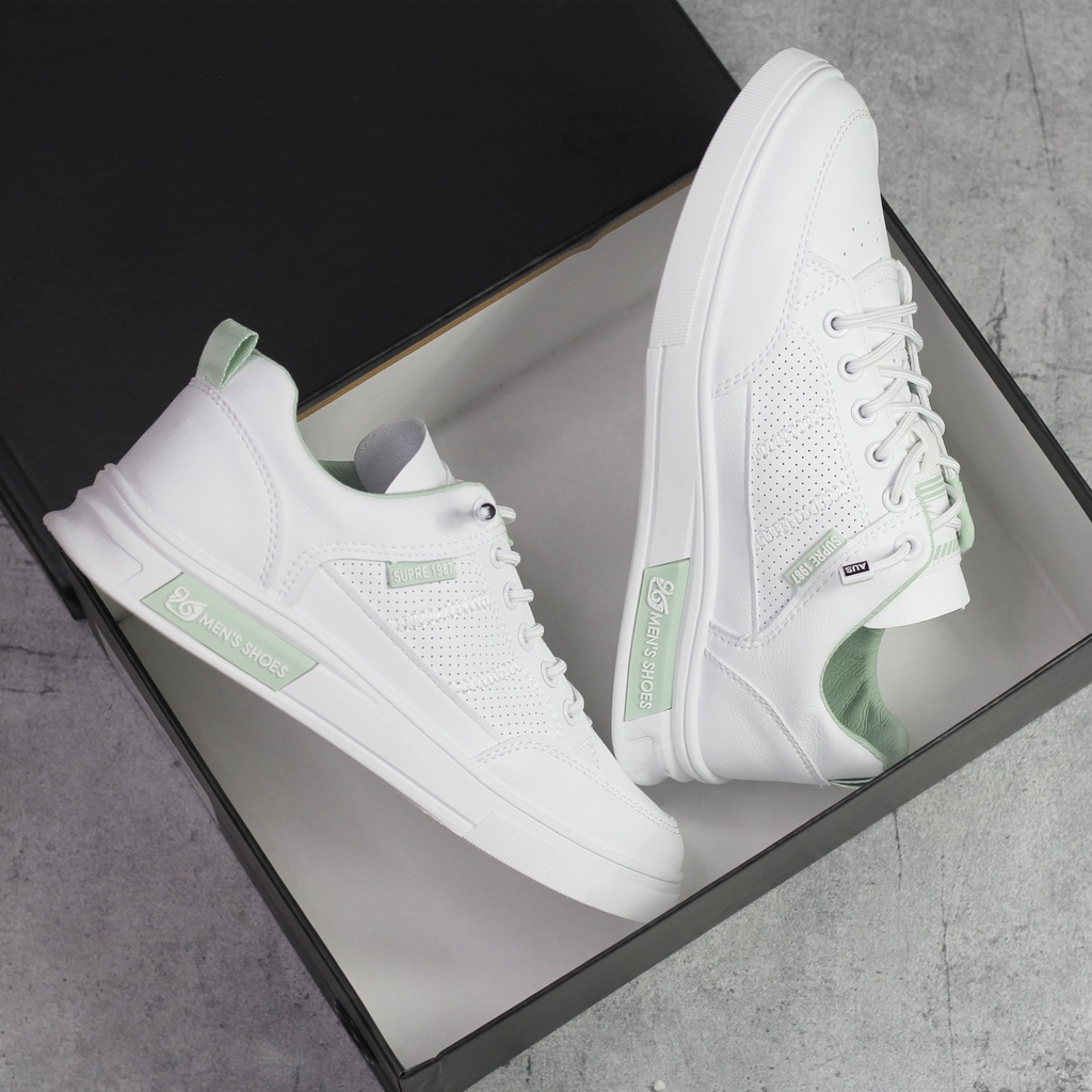 Giày da thời trang nam cao cấp Men Shoes, đế độn tăng chiều cao, siêu nhẹ, siêu êm