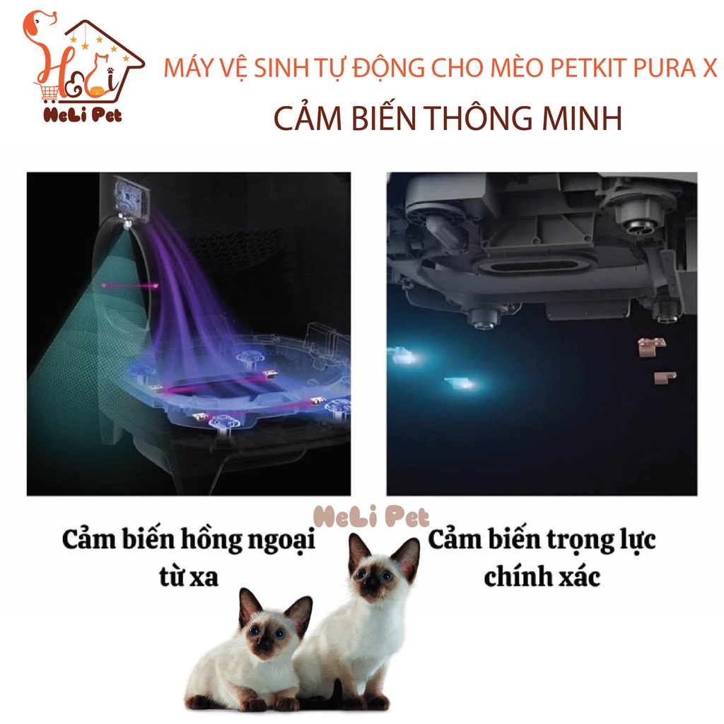 [NEW 2024] Máy Dọn Phân Mèo Tự Động PETKIT Pura X Nhà Vệ Sinh Tự Động Cho Mèo Cao Cấp