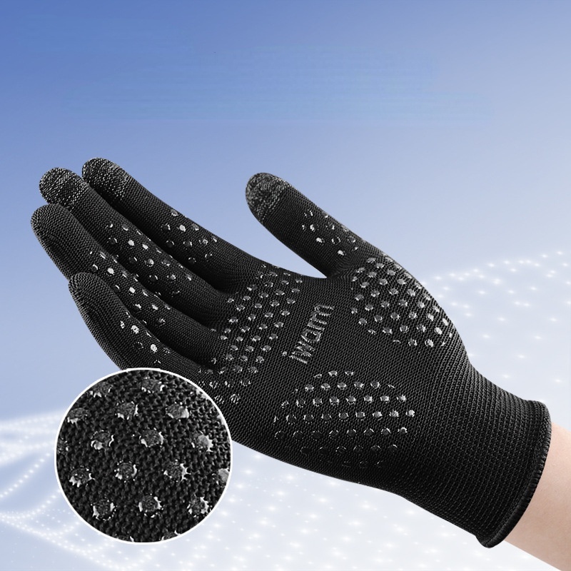 Găng Tay Gel Chống Nắng Chống Trượt Hấp Thụ Mồ Hôi Thoáng Khí Tiện Dụng