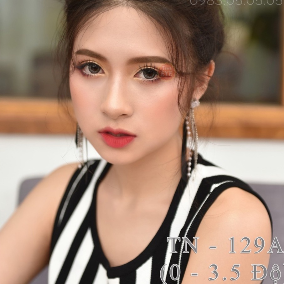 Kính Áp Tròng Cận Fairy Gray Sale 58% Tinteye 129A Tặng 1 Nước Ngâm Lens Chuyên Dụng