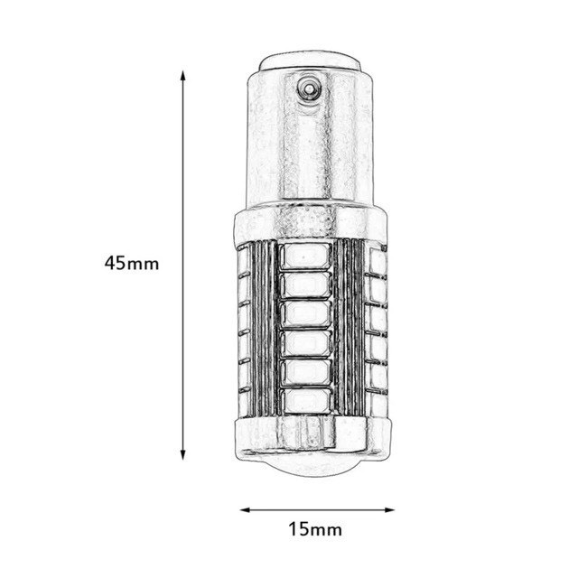 Đèn hậu nhấp nháy phanh chớp F1 chân 1157