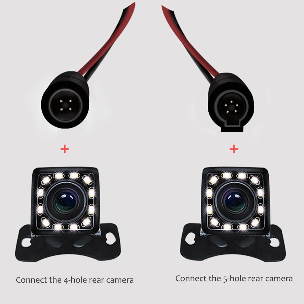 Dây Cáp Camera Sau Dài 5 Chấu / 4 Pin 5.5m / 10m Cho Xe Hơi