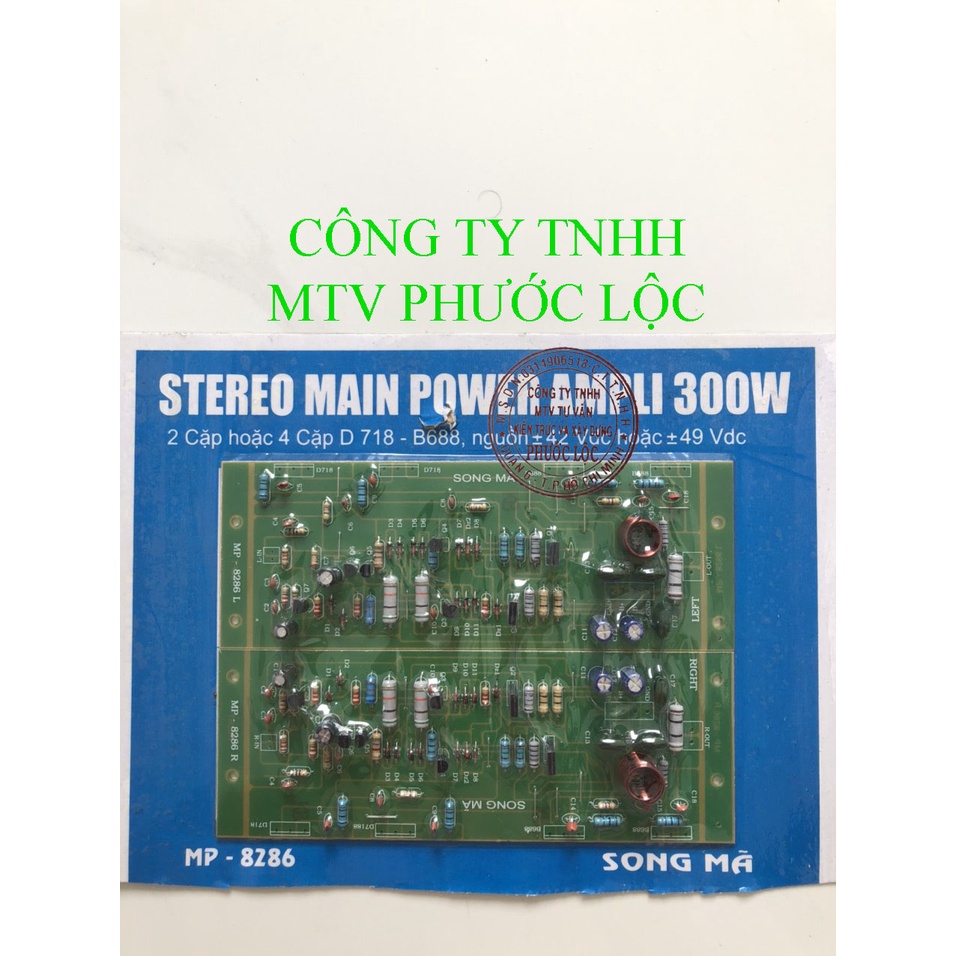 BO MẠCH AMPLY CÔNG SUẤT 300W-2 CẶP- SONG MÃ