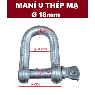 Ma ní chữ U Ø [ 18 mm ]