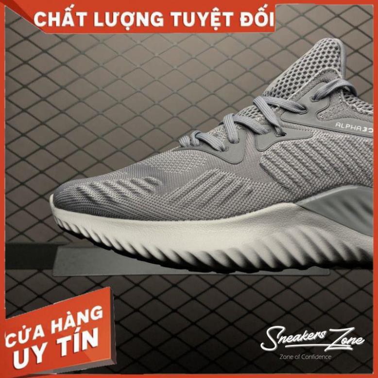 (FREE SHIP + HỘP + QUÀ) Giày thể thao sneaker nam nữ ALPHABOUNCE Beyond 2018 Grey white Xám đế trắng | BigBuy360 - bigbuy360.vn