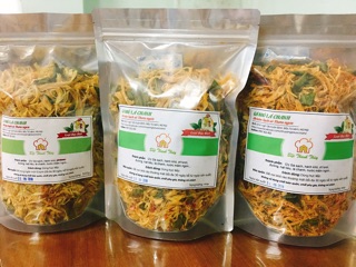 Gà khô lá chanh