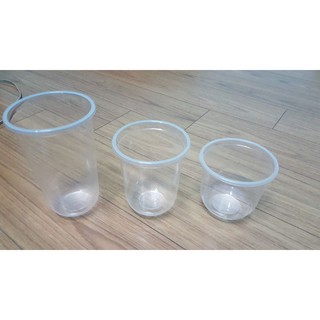 Combo 50 cốc đáy bầu chữ  U (chưa có nắp)