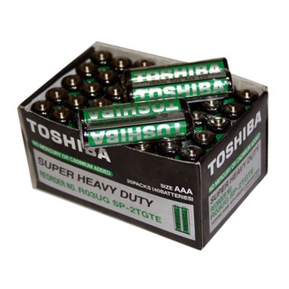 Bộ 4 viên (2 cặp) pin đũa, AAA Toshiba