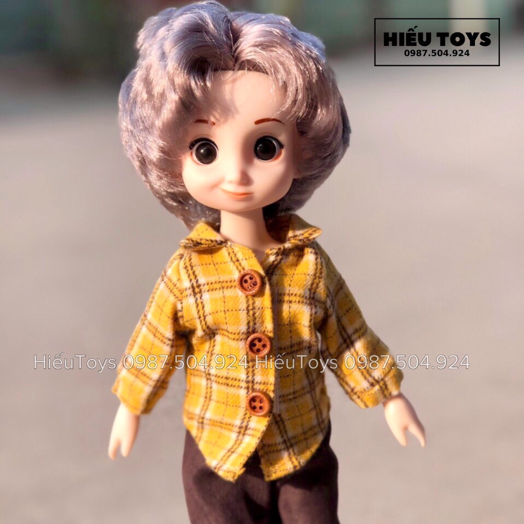 Búp Bê BJD 28cm Bê Bé Trai Phong Cách Cute Đáng Yêu Đồ Chơi Trẻ Em Hiếu Toys