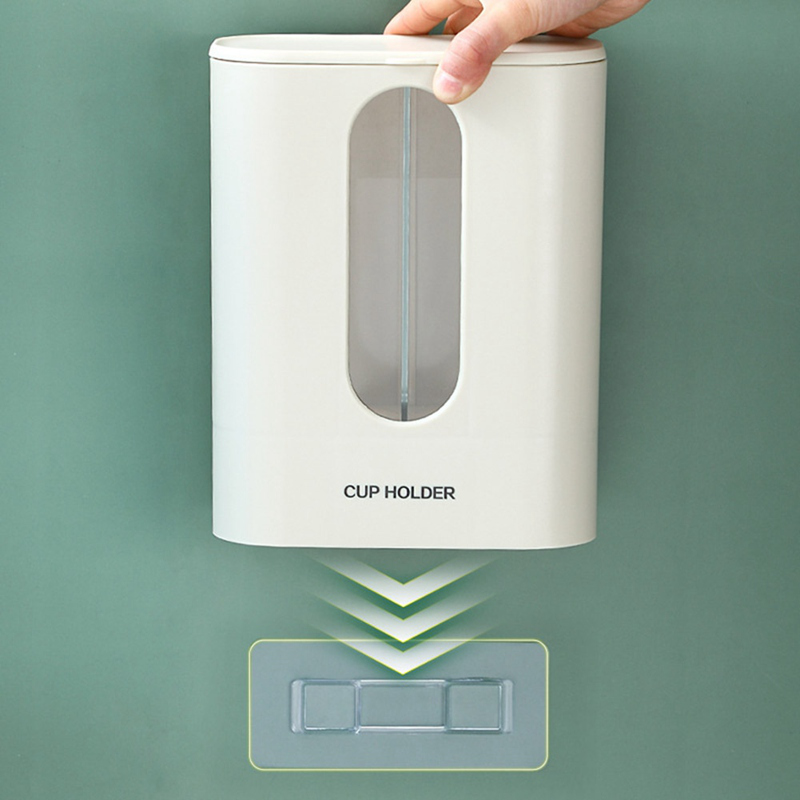 Giá Đỡ Cốc Giấy Dùng Một Lần Tự Động Gắn Tường Không Cần Khoan | BigBuy360 - bigbuy360.vn