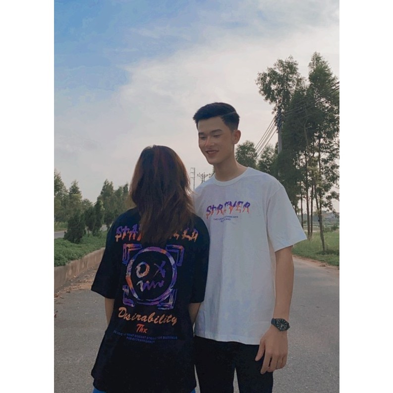 Áo thun unisex tay lỡ DT Clothes , áo nam nữ chất cotton đủ size hình mặt quỷ STAY WILD