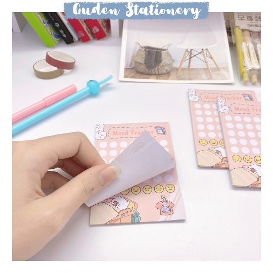 Giấy note chú gấu dễ thương - giấy ghi chú dễ thương - Guden Stationery