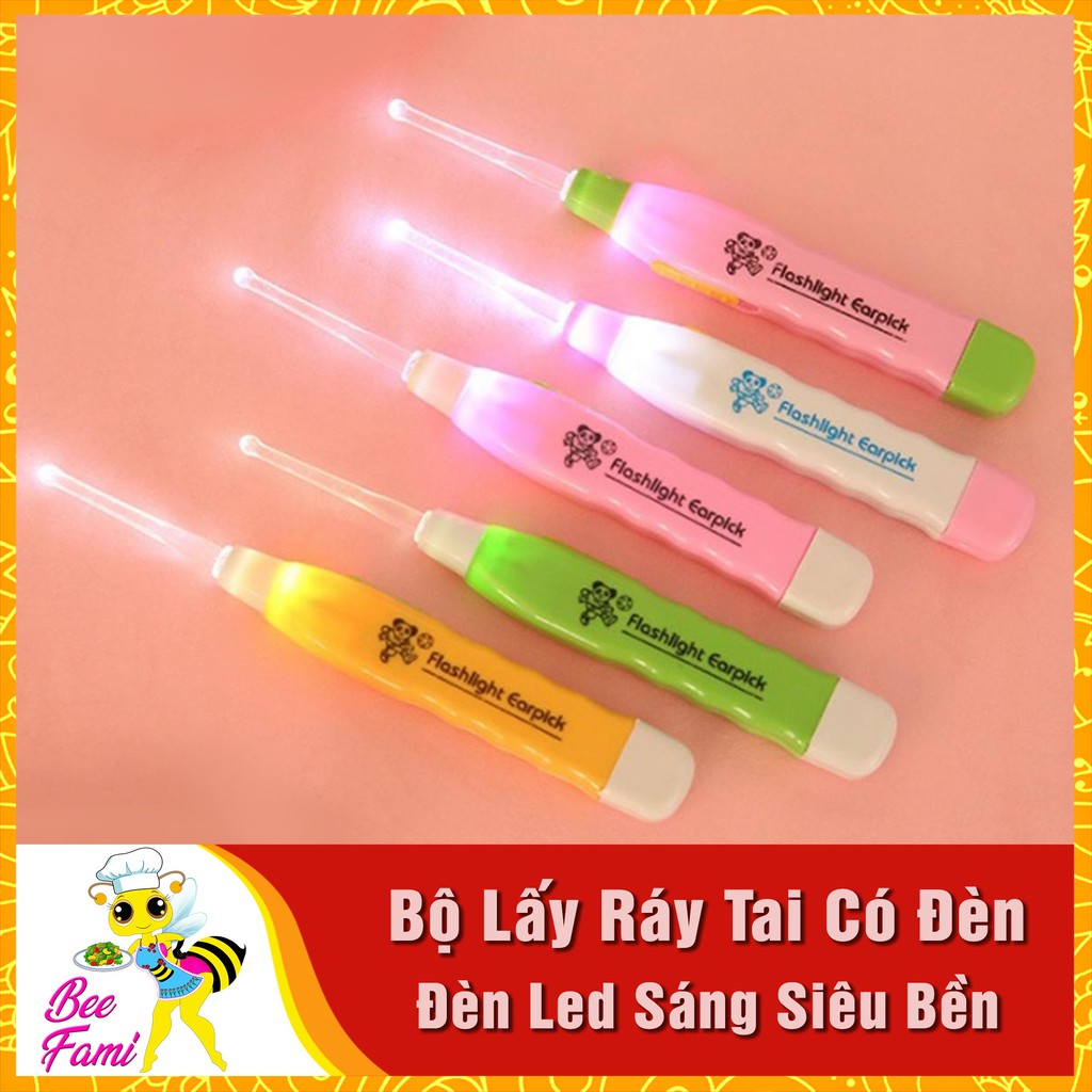 Dụng Cụ Lấy Ráy Tai Flashlight Earpick Có Đèn An Toàn