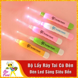Set 2 Dụng Cụ Lấy Ráy Tai Có Đèn Sáng An Toàn Cho Bé
