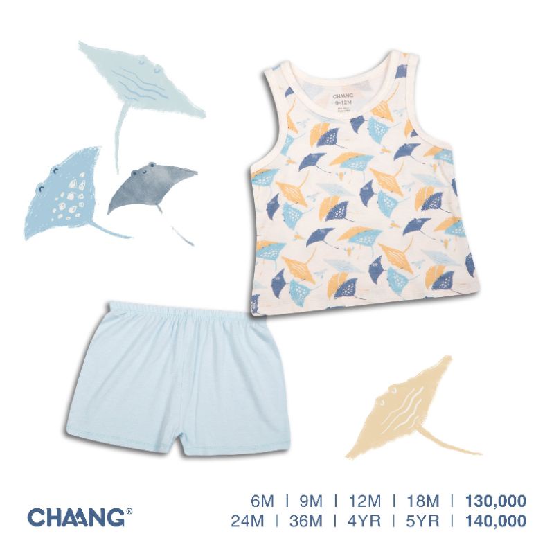 Chaang - bộ cộc ba lỗ, bộ sát nách, bộ cánh tiên vải lanh cotton mềm mát cho bé 3m-5y