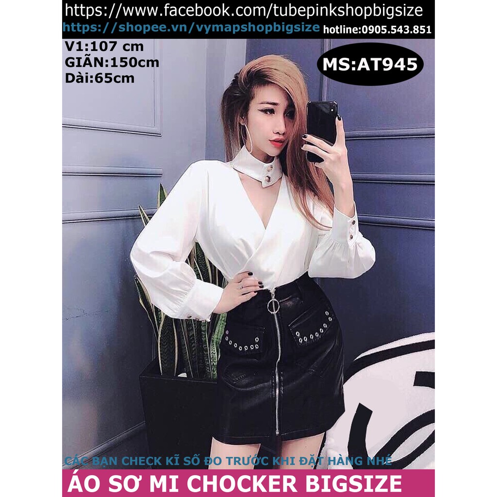 áo sơ mi chocker bigsize 70-100kg