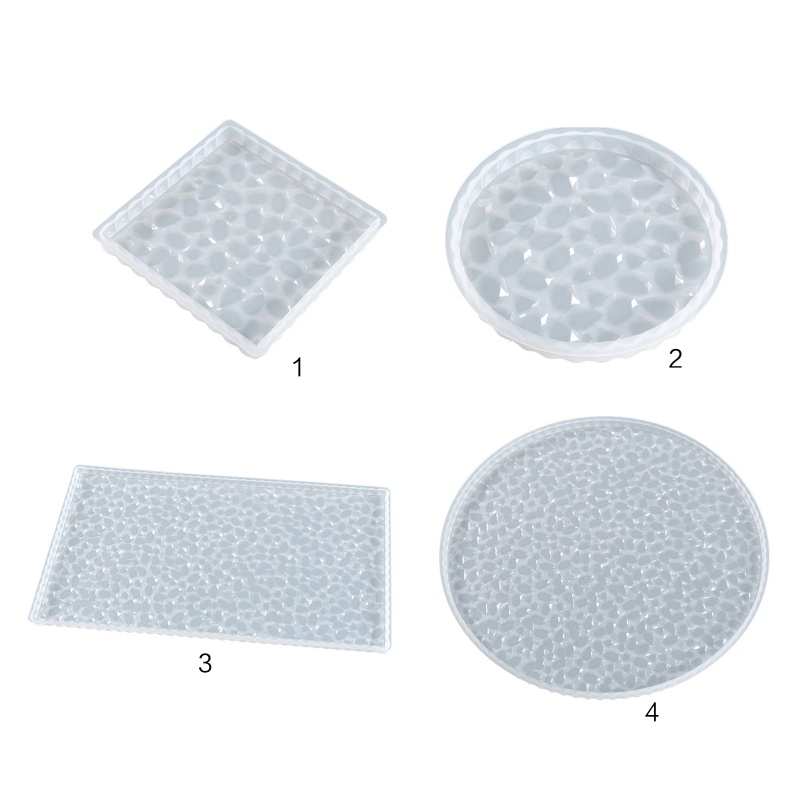 Khuôn Silicone Làm Đế Lót Ly Hình Viên Kim Cương