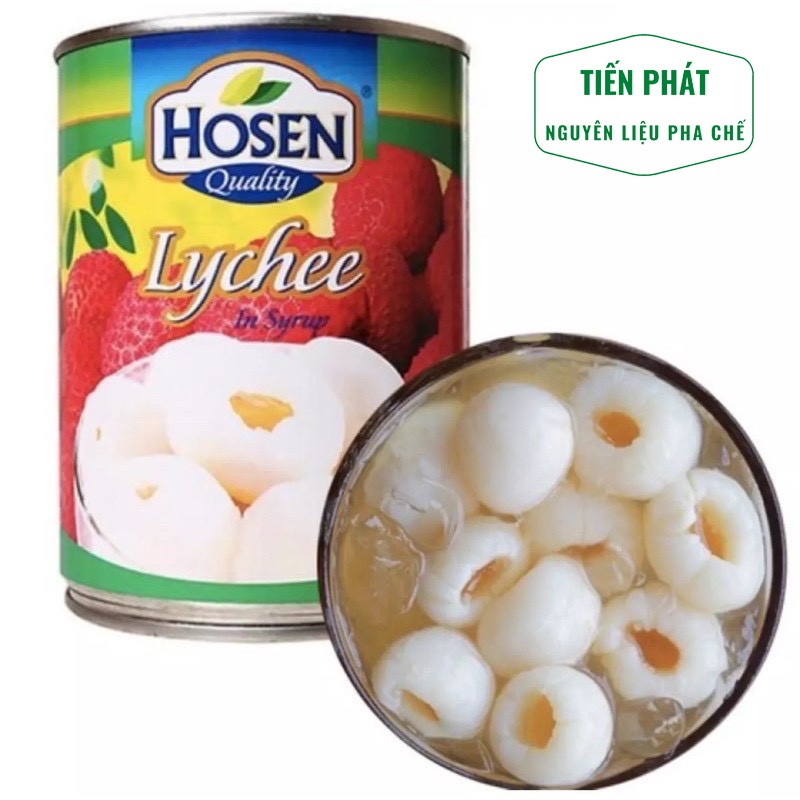 Vải Ngâm Hosen Đóng Hộp 565g