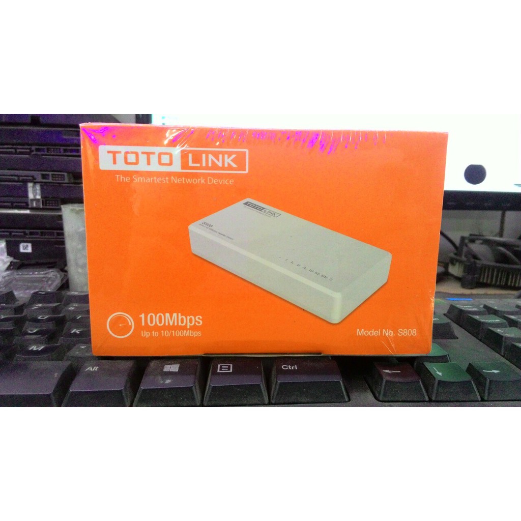 Bộ chia mạng Totolink 8 công S808G 10/100