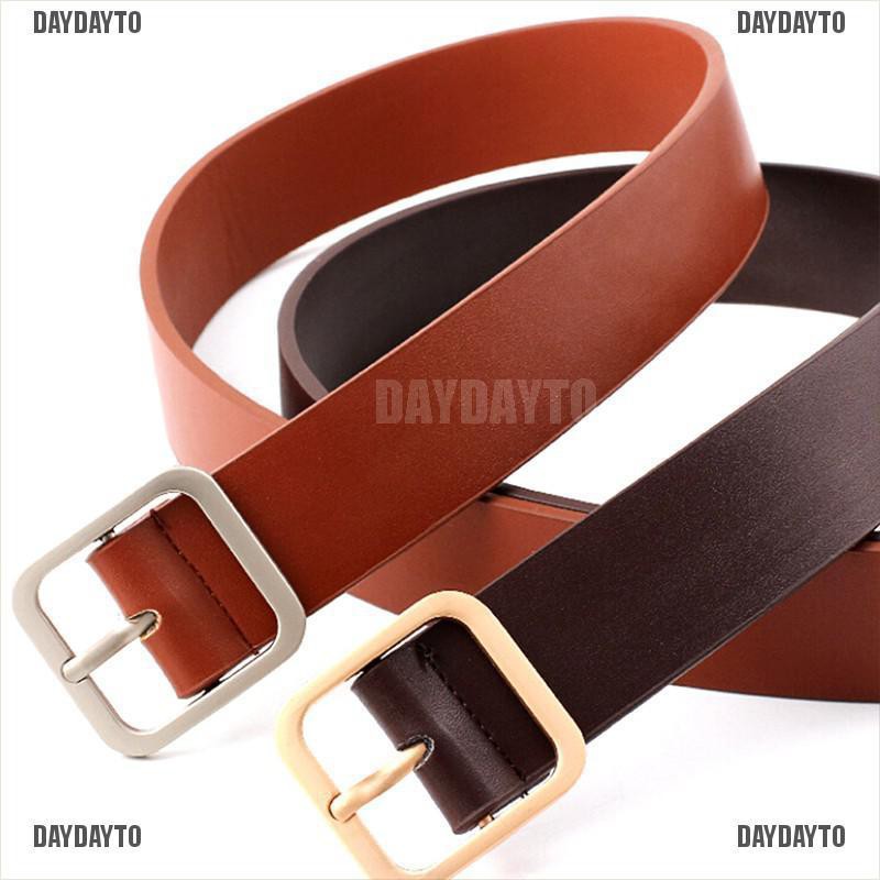 Thắt lưng da có khóa kim loại phong cách Boho cổ điển cho nữ