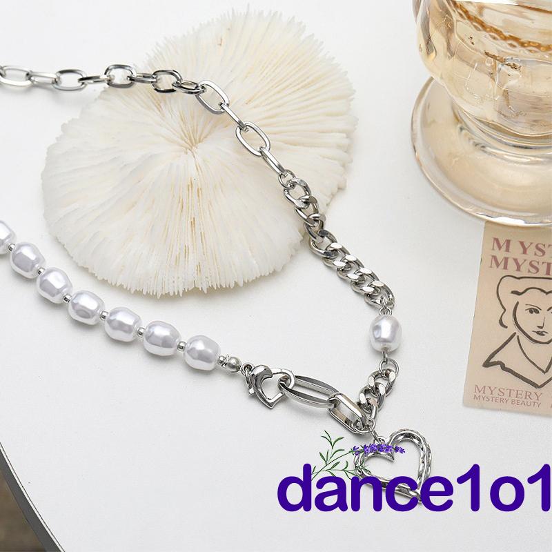 Vòng cổ hợp kim mặt hình trái tim thời trang cho nữ