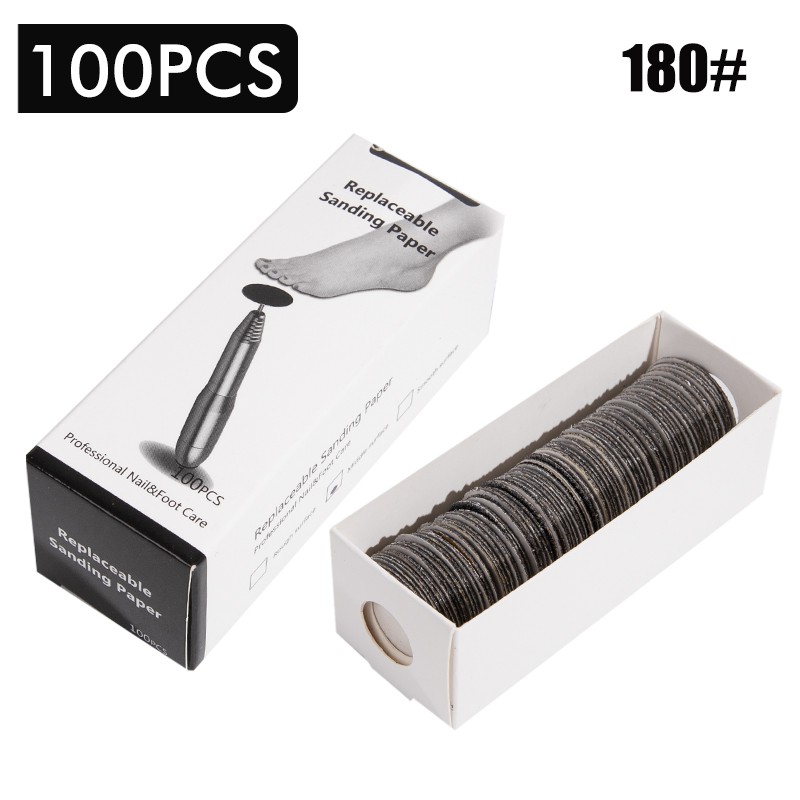 Set 100 Giấy Nhám Tẩy Da Chết Dành Cho Bàn Chân Chạy Điện Tiện Dụng