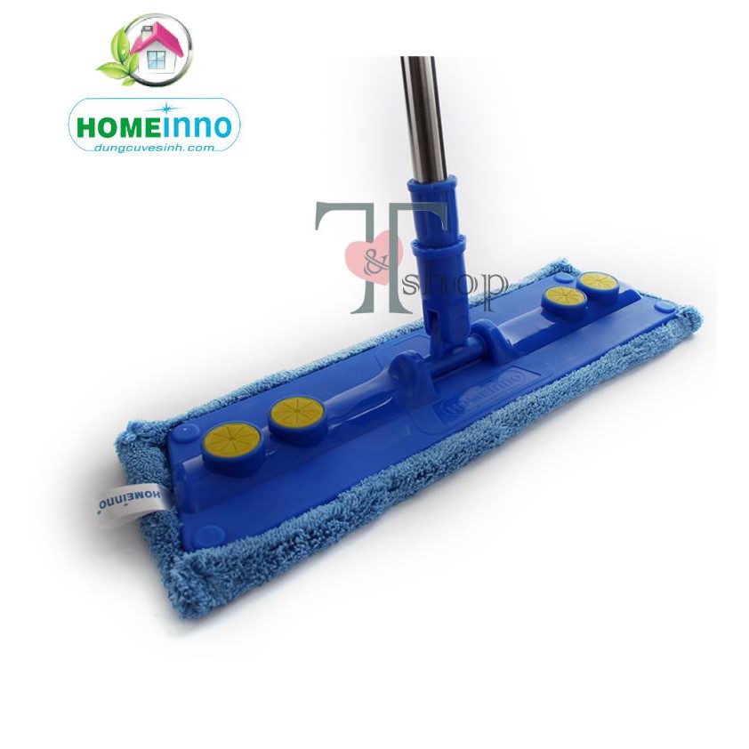 Miếng Lau Nhà San Hô 40cm Thay Thế Kiểu Dán Homeinno Chất Liệu Microfiber