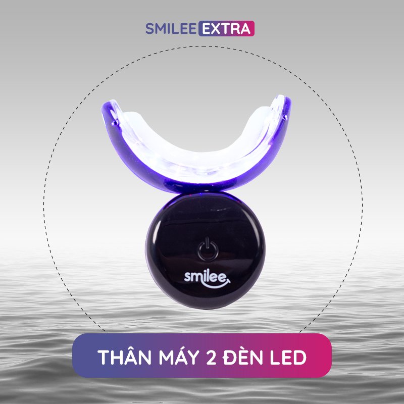 Combo 2 bộ kit tẩy trắng răng tại nhà tiện lợi Smilee Extra - phiên bản cải tiến