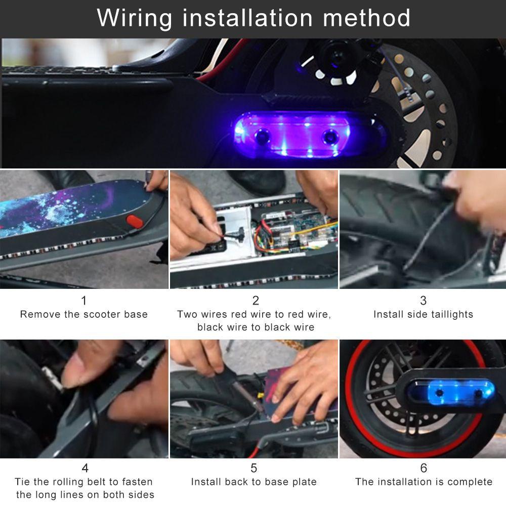 Đèn LED Gắn Đuôi Xe Scooter Chuyên Dụng Cho Xiaomi M365 Pro 1s