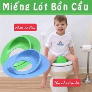 Bệ thu nhỏ bồn cầu - miếng lót bồn cầu tập đi vệ sinh cho bé 👶👏 an toàn tiện lợi