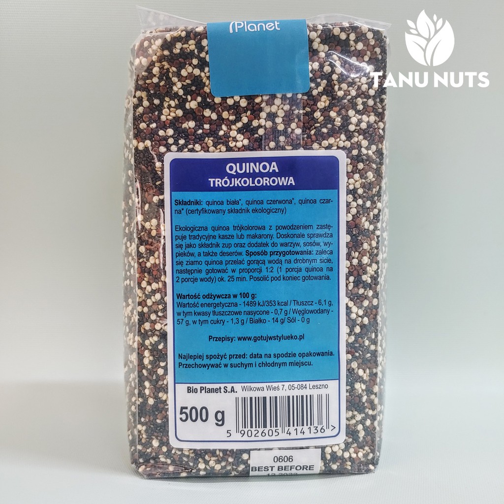 Hạt diêm mạch Quinoa organic 3 màu, hạt diêm mạch hữu cơ Ba Lan tốt cho bà bầu