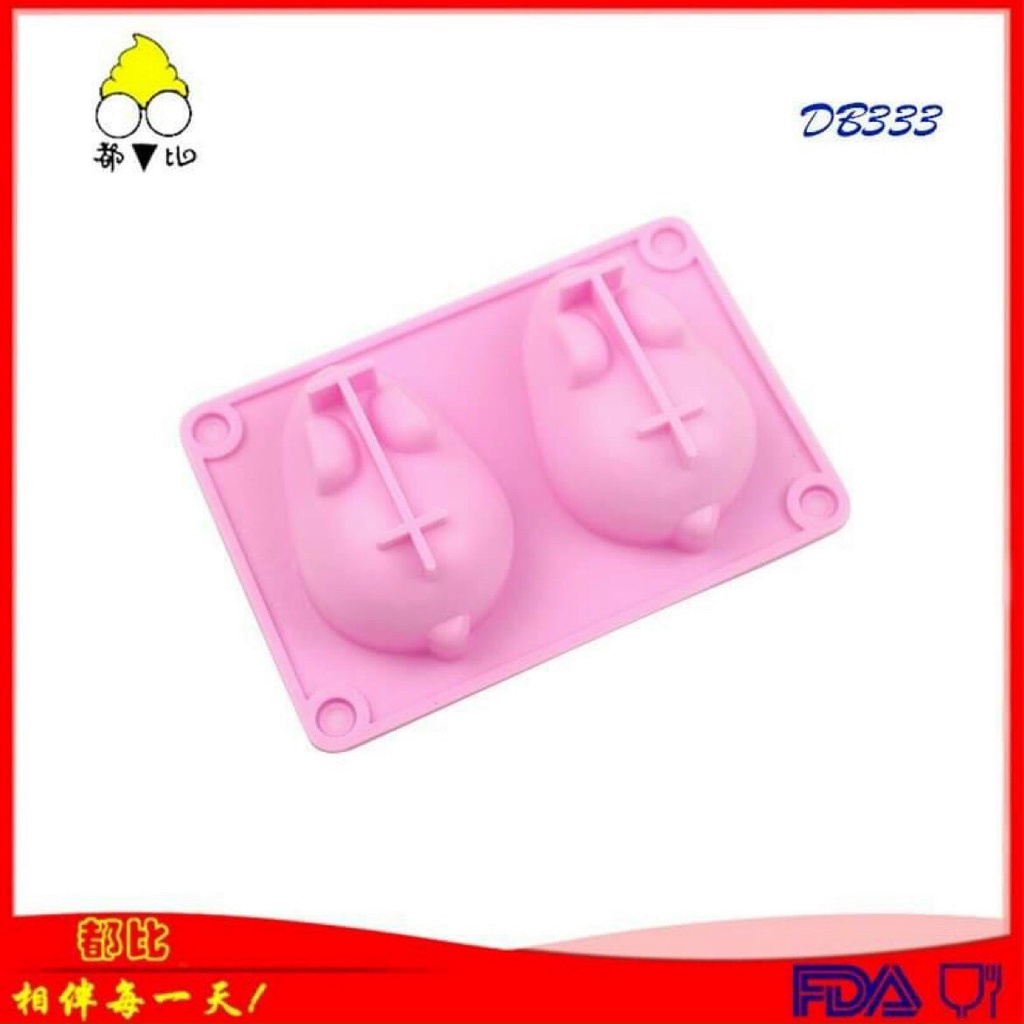 Khuôn Silicon Làm Pudding, Thạch, Bánh Hình Thỏ